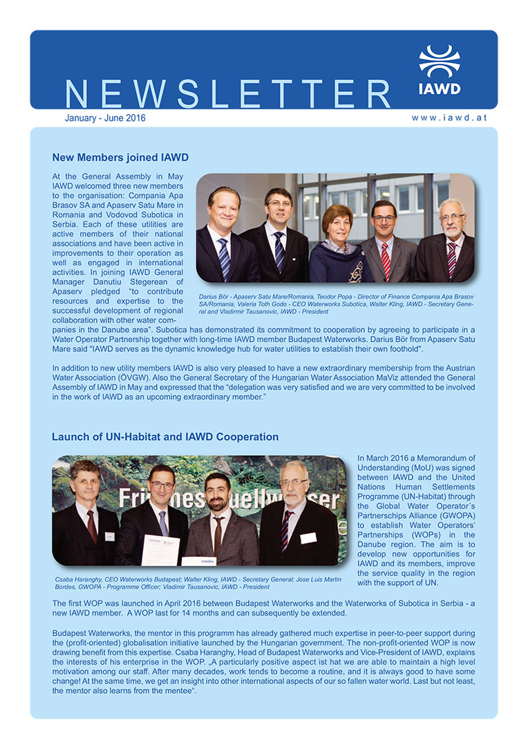 IAWD Newsletter 1/2016