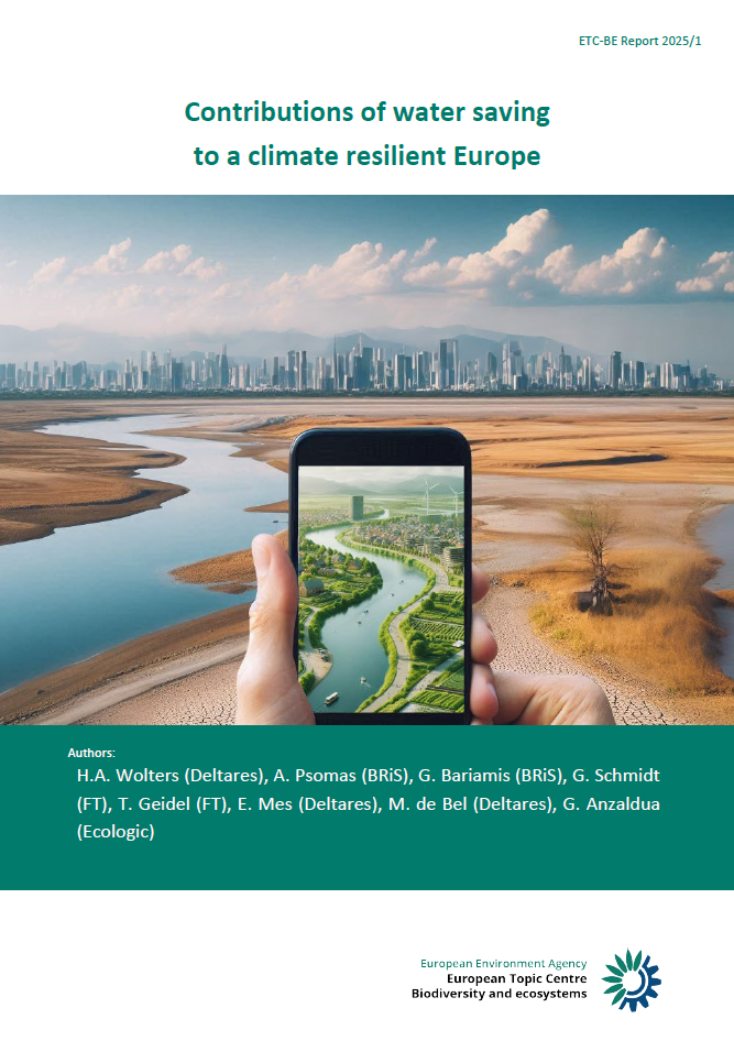 Contributions of water saving to a climate resilient Europe (ETC BE Report 2025/1)