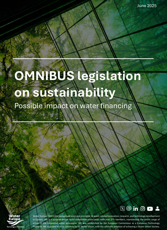 OMNIBUS legislation on sustainability rules - Possible impact on water financing 