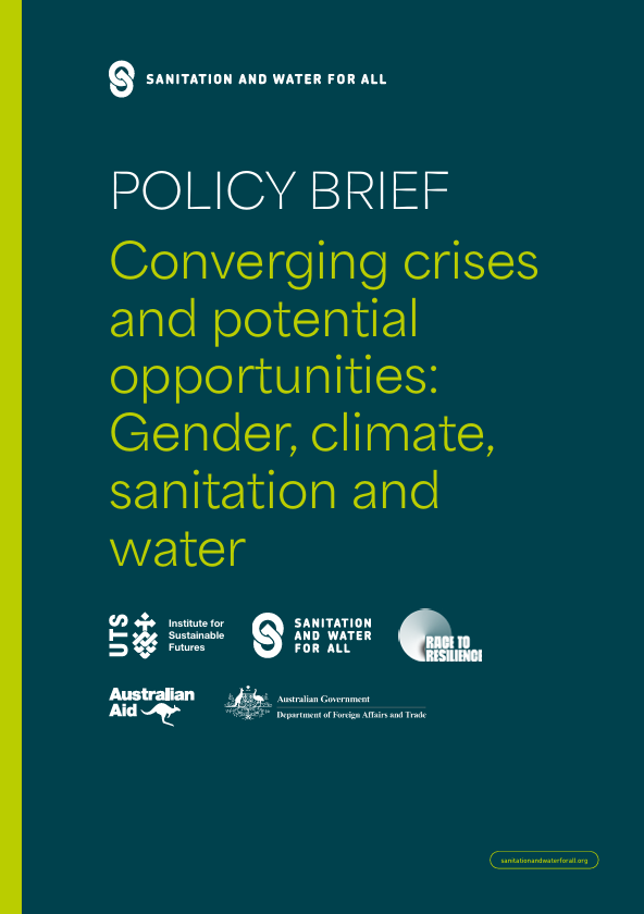Converging crises and potential opportunities: Gender, climate, sanitation and water