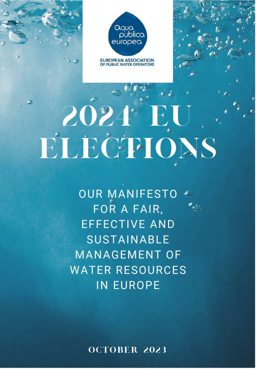 Manifesto for fair, effective and sustainable management of water resources in Europe