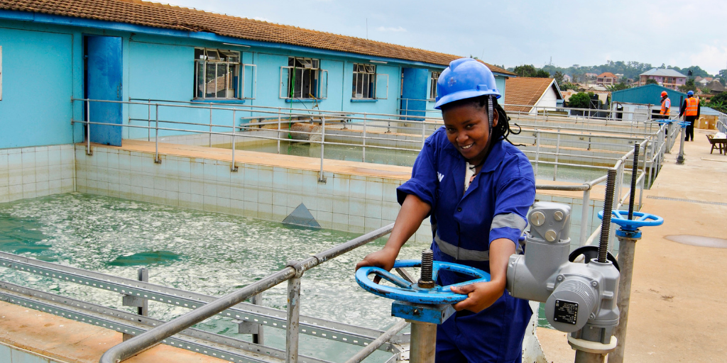 Young Women in Water as Role Models