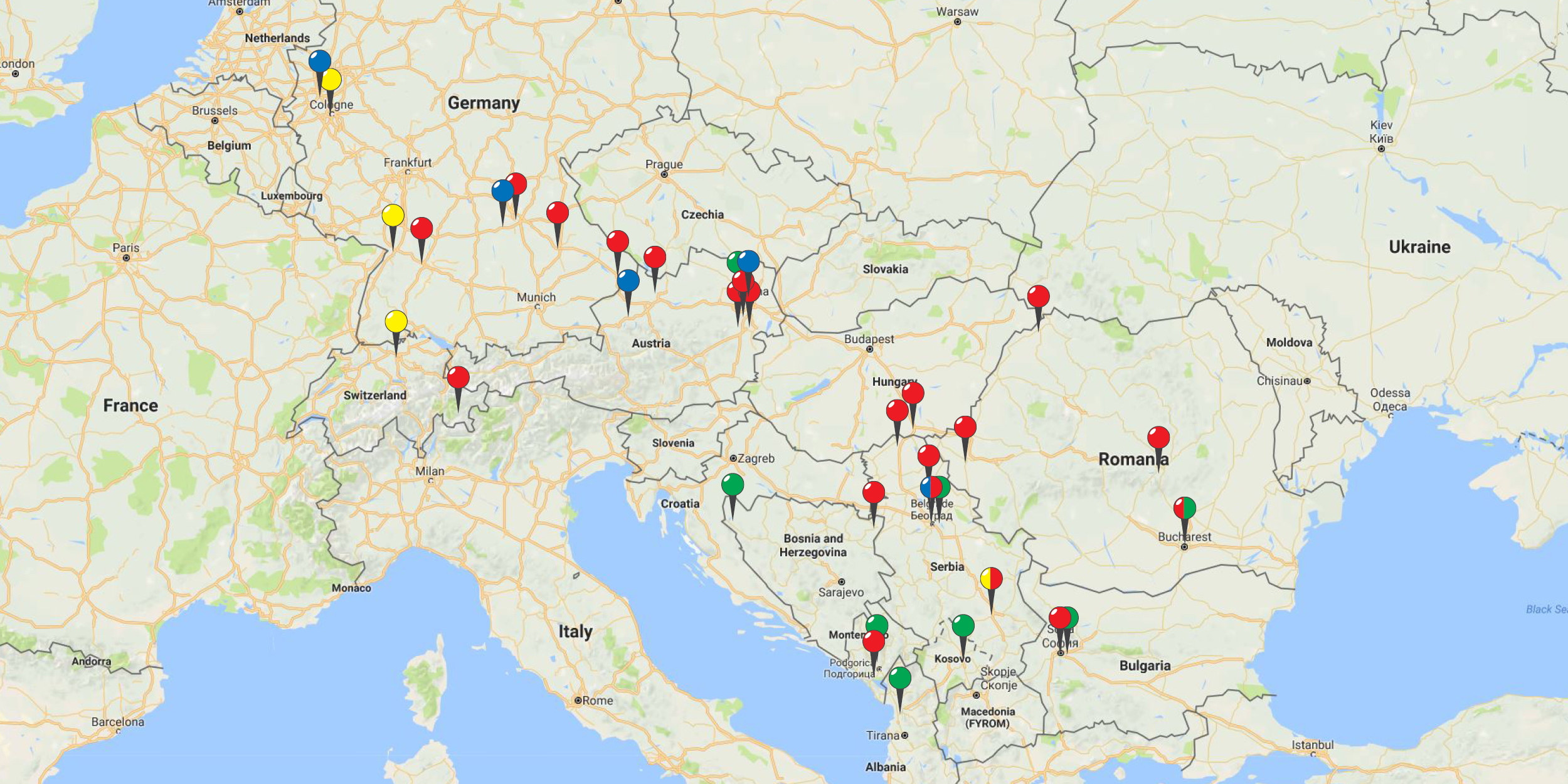 Map Our Members